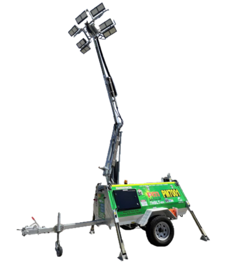 Mobile lighting tower — 7HBLT model
